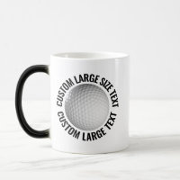 Grande Texto & Bola de Golfe 325ml Personalizado c
