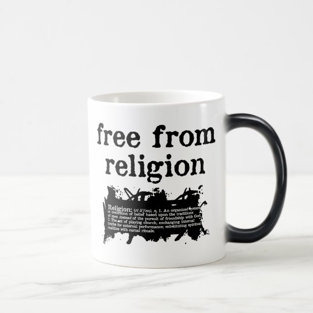 Caneca Mágica Grátis da religião Mudanças de calor (Direita)