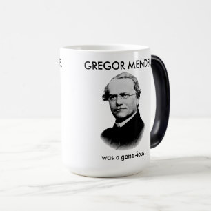 Caneca Mágica Gregor Mendel foi um Gene-ial