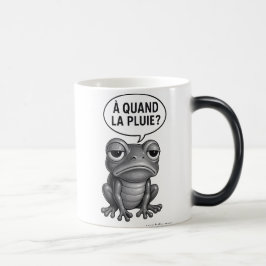 Caneca Mágica Grenouille Noir Blanc Slogan