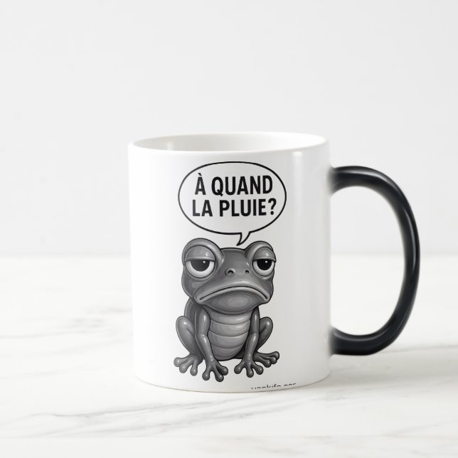 Caneca Mágica Grenouille Noir Blanc Slogan (Direita)