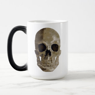 Caneca Mágica Grungy Skull Halloween