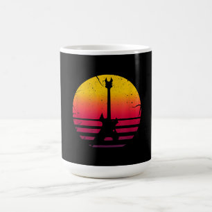 Caneca Mágica Guitar Sunset Electric Rock Lover