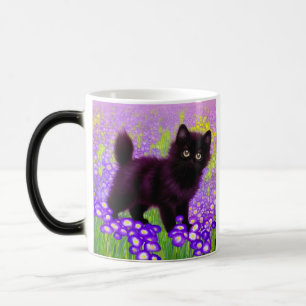 Caneca Mágica Gustav Klimt Black Kitten