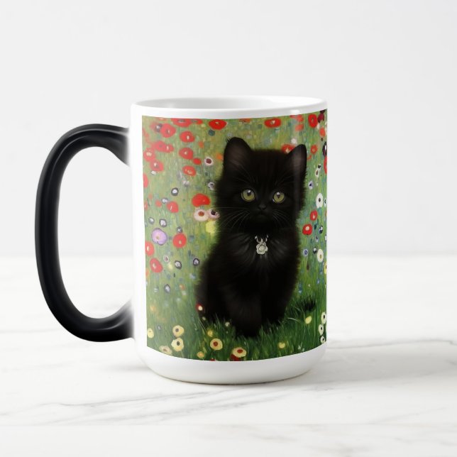 Caneca Mágica Gustav Klimt Kitten (Esquerda)