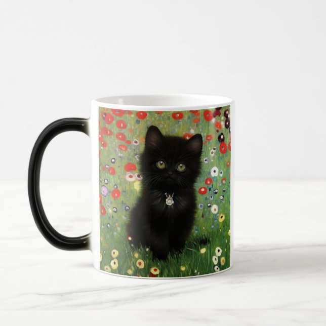 Caneca Mágica Gustav Klimt Kitten (Esquerda)