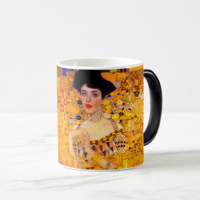 Caneca Mágica Gustav Klimt Retrato de Adele Bloch Bauer (Frente Esquerda)