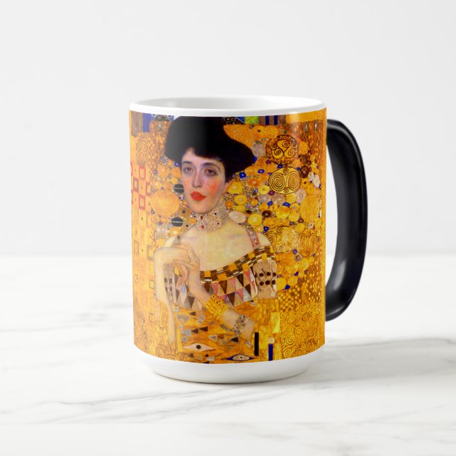 Caneca Mágica Gustav Klimt Retrato de Adele Bloch Bauer (Frente Esquerda)