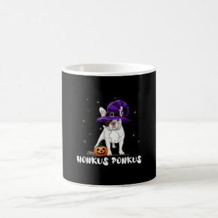 Caneca Mágica Halloween French Bulldog Witch Honkus Ponkus