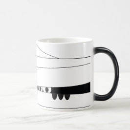 Caneca Mágica Halloween Peeking Mummy