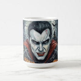 Caneca Mágica Halloween, Vampiro Sedento, Campo de Abóboras