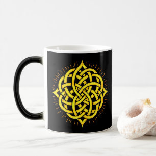 Caneca Mágica Harmonia Infinita: Arte de Símbolo Mandala Celta S