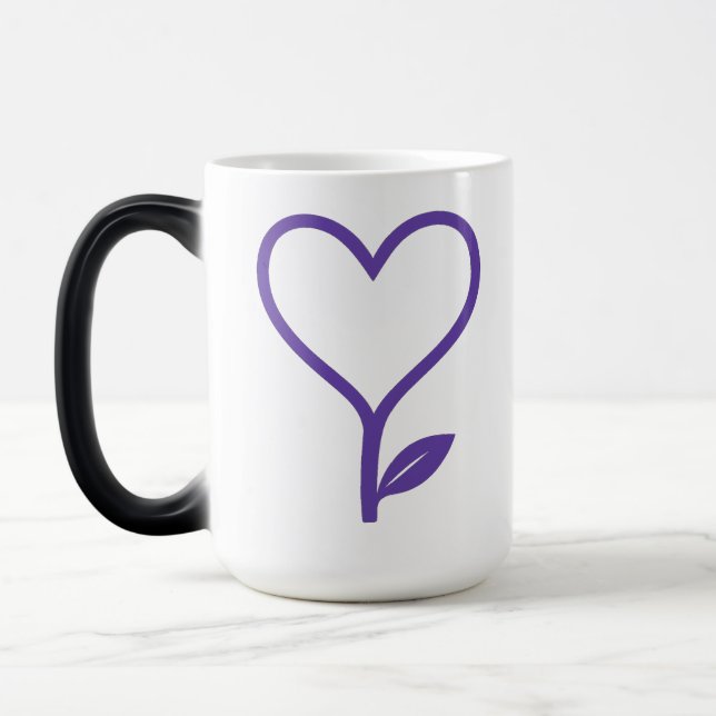 Caneca Mágica HeartLeaf - O Símbolo da Assistência Soberana (Esquerda)