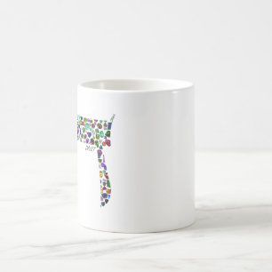 Caneca Mágica Hebraico - Letra Dalet