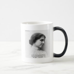 Caneca Mágica Helen Keller "Fé/Força" Wisdom cita presentes
