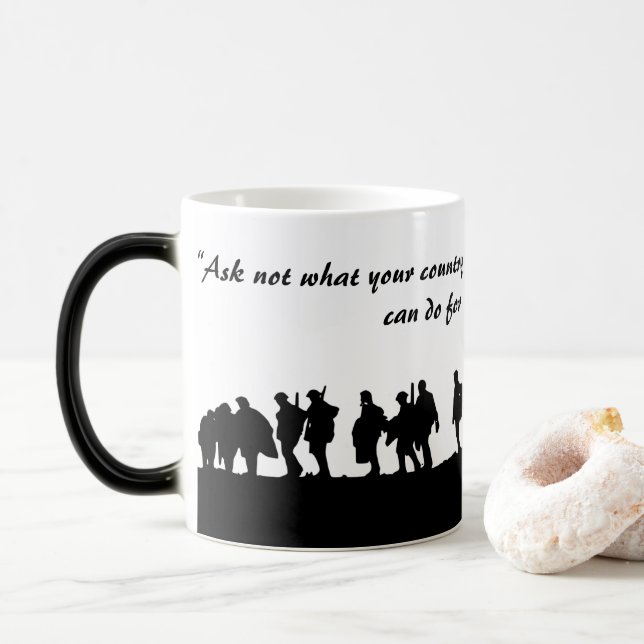 Caneca Mágica Heroes Black 11 oz Combo Mug (Com Donut)