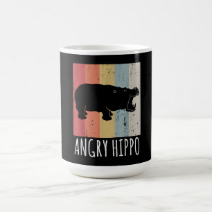 Caneca Mágica Hippo - Hipopótamo Revirado - Vintage Hippopotamu