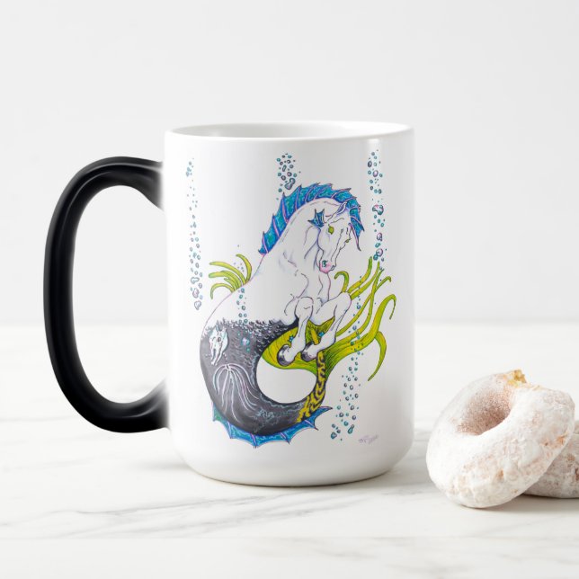 Caneca Mágica Hippocampus (crânio) (Com Donut)