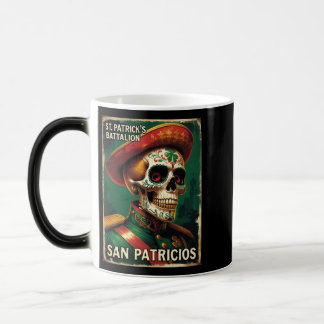 Caneca Mágica Historical Saint Patricks Battalion Celtic Skull