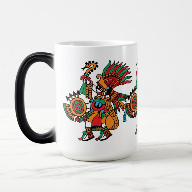 Caneca Mágica Huitzilopochtli - Pássaro Humino Do Sul Para Guerr (Esquerda)