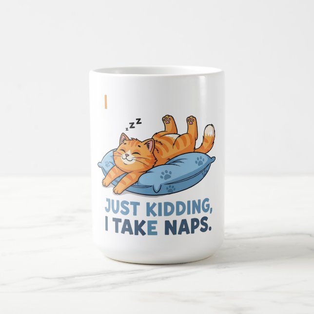 Caneca Mágica I Work Out… Just Kidding, I Take Naps (Center)