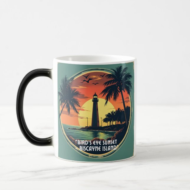 Caneca Mágica Ilha Biscayne Sunset (Esquerda)