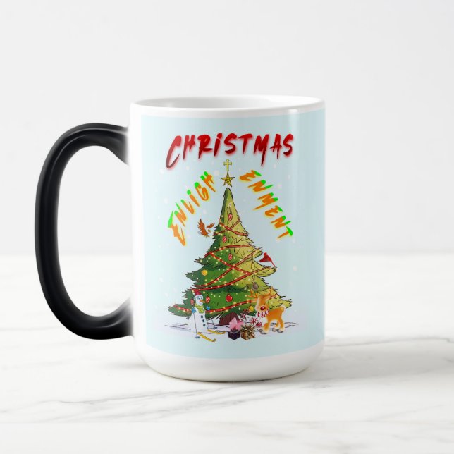 Caneca Mágica Iluminação de Natal (Esquerda)