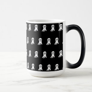 Caneca Mágica Ilustração Assustadora de Fantasmas Góticos