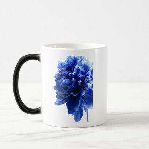 Caneca Mágica Ilustração Botânica Floral Azul Natur Elege