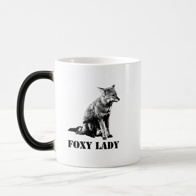 Caneca Mágica Ilustração do conceito de moça Foxy (Esquerda)