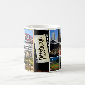 Caneca Mágica Imagem Magic Mug-Pittsburgh Aparece quando quente