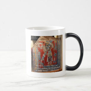 Caneca Mágica Império Tolteca Gráfico & Provérbio Famoso