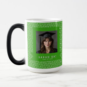 Caneca Mágica Impressão de favo de mel em negrito Graduação univ