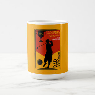 Caneca Mágica impressão de Golfe Clássico de 1930