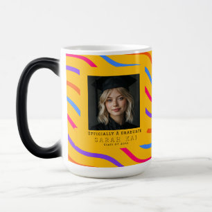 Caneca Mágica Impressão de Listra Clássica Graduação do Neto
