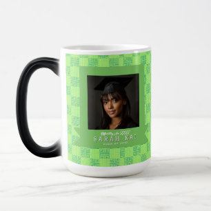 Caneca Mágica Impressão Tribal Colorida da Turma de Formandos