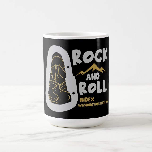 Caneca Mágica Index Washington State Alpinismo EUA (Center)