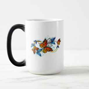 Caneca Mágica Infinidade de Borboletas Monarca