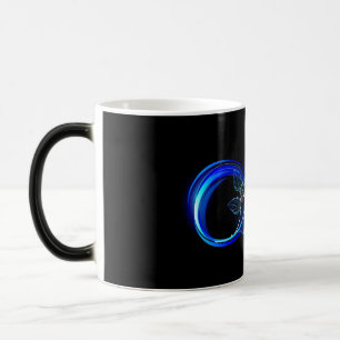 Caneca Mágica Infinito brilhante com rosa azul