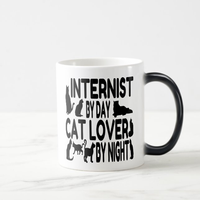 Caneca Mágica Internista do Cat Lover (Direita)