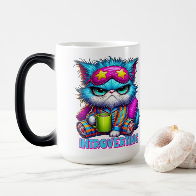 Caneca Mágica Introvertendo (Com Donut)