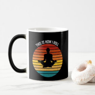 Caneca Mágica Ioga É Assim Que Eu Rolo Hobby Divertido Amante