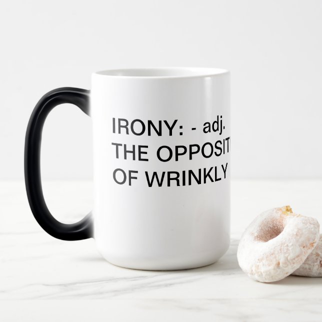 CANECA MÁGICA IRONY MUG (Com Donut)
