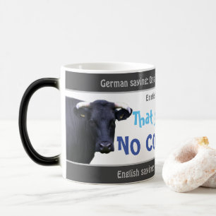 Caneca Mágica Isso não acontece com o bobo - traduzido alemão!