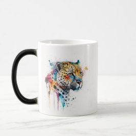 Caneca Mágica Jaguar Watercolor
