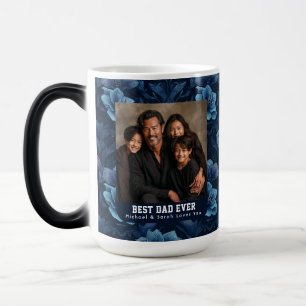 Caneca Mágica Jardim de Amarílis Azul Marinho Feliz Tributo aos