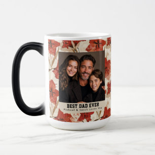 Caneca Mágica Jardim de Amarílis Vermelho Tributo ao Novo Pai