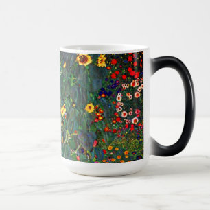 Caneca Mágica Jardim Flor Gustav Klimt