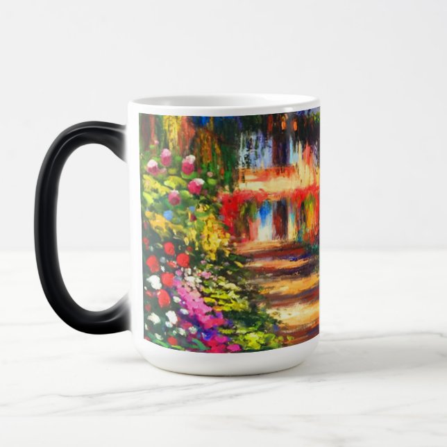 Caneca Mágica Jardim Monet em Giverny (Esquerda)