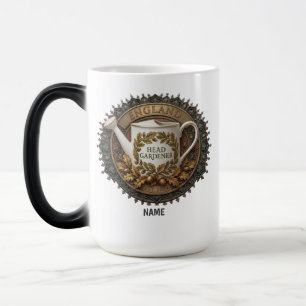 Caneca Mágica Jardineiro-Chefe   Água de Herança Britânica Perso